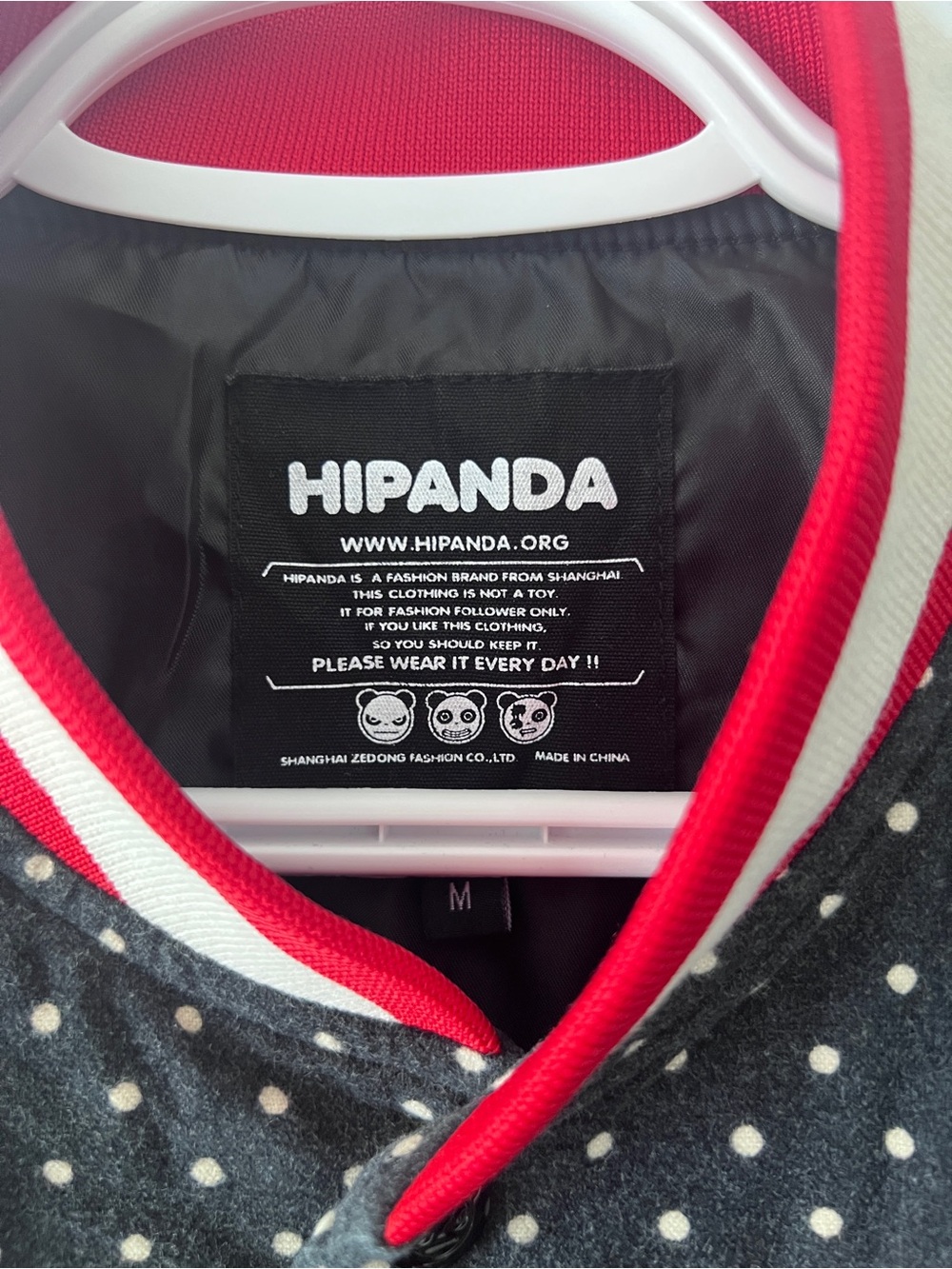 Hipanda Polka Dot Bomber Jacket - Picture 3 of 3